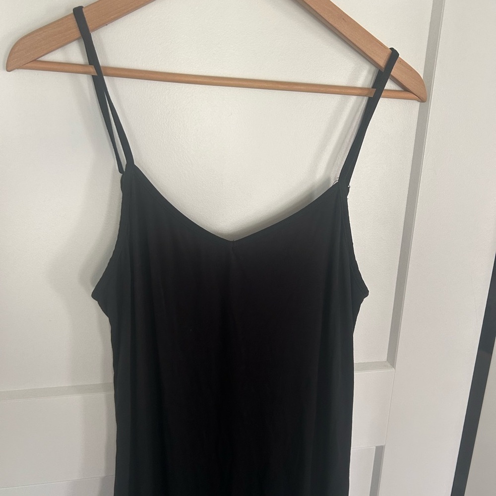 Z Supply Cora Midi Dress In Black size L - Picture 4 of 10